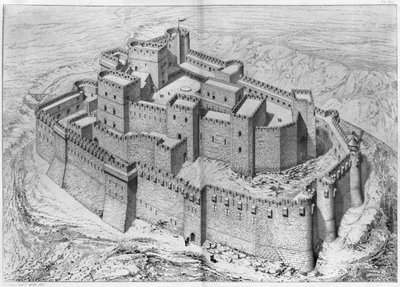El Krak de los Caballeros, reconstrucción de Claude Sauvageot